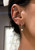 Floating Diamond Huggie Hoops