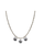 3 Stone Floating Diamond Necklace