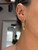 DIAMOND HOOPS, UNIQUE DIAMOND HOOPS, DIAMOND EARRINGS, UNIQUE DIAMOND EARRINGS, DRILLED DIAMOND EARRINGS, DRILLED DIAMOND JEWELRY