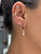 DIAMOND HOOPS, UNIQUE DIAMOND HOOPS, DIAMOND EARRINGS, UNIQUE DIAMOND EARRINGS, DRILLED DIAMOND EARRINGS, DRILLED DIAMOND JEWELRY