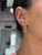 DIAMOND HOOPS, UNIQUE DIAMOND HOOPS, DIAMOND EARRINGS, UNIQUE DIAMOND EARRINGS, DRILLED DIAMOND EARRINGS, DRILLED DIAMOND JEWELRY