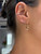 DIAMOND HOOPS, UNIQUE DIAMOND HOOPS, DIAMOND EARRINGS, UNIQUE DIAMOND EARRINGS, DRILLED DIAMOND EARRINGS, DRILLED DIAMOND JEWELRY
