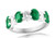 emerald and diamond ring, emerald and diamond band, emerald and diamond jewelry