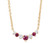 ruby necklace, ruby jewelry, ruby and diamond necklace, ruby and diamond jewelry