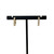 Knife Edge Diamond Hoops