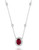 ruby necklace, ruby jewelry, ruby and diamond jewelry, ruby and diamond necklace