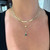 green tourmaline necklace, green tourmaline jewelry, green tourmaline pendant
