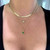 green tourmaline necklace, green tourmaline jewelry, green tourmaline pendant