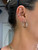 hoops, hoop earrings, round hoops, white gold hoops, white gold earrings