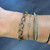 Scissor Link Gold Bracelet