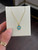 Turquoise and Diamond Evil Eye Mini Medallion Necklace