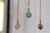 Turquoise and Diamond Evil Eye Mini Medallion Necklace