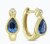 sapphire earrings, sapphire hoops, sapphire jewelry, montana sapphire earrings, montana sapphire jewelry, sapphire and diamond jewelry, sapphire and diamond hoops, sapphire and diamond earring