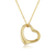 Gold Vermiel Heart