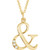Initial Pendant with Diamond Accents- Lowercase