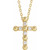 Diamond and Bead Alternating Cross