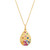 Confetti Tear Drop Pendant