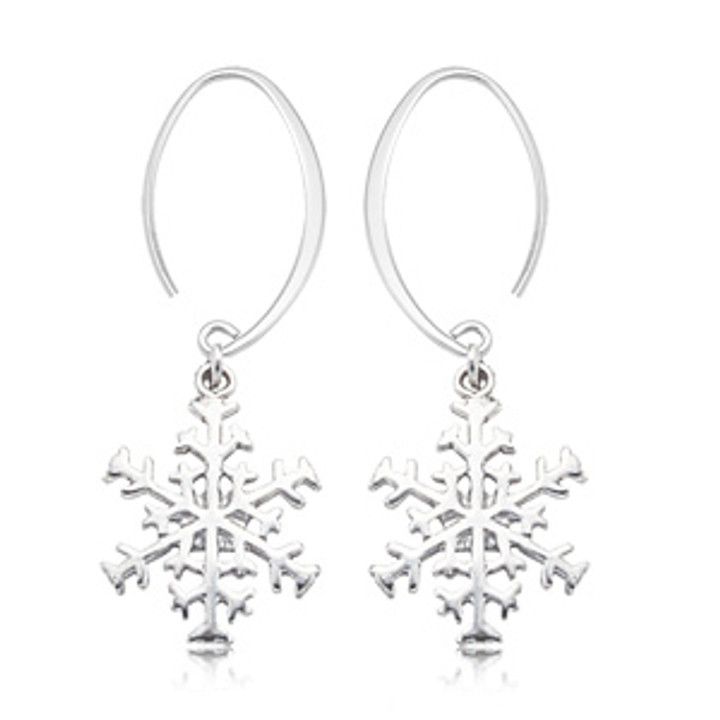 Snowflake Dangle Earrings