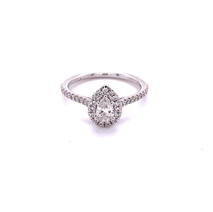 Pear Shape Engagement Ring