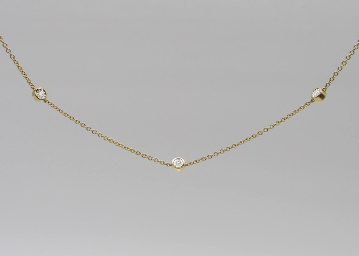 .25cttw Diamond-by-the-Yard Yellow Gold