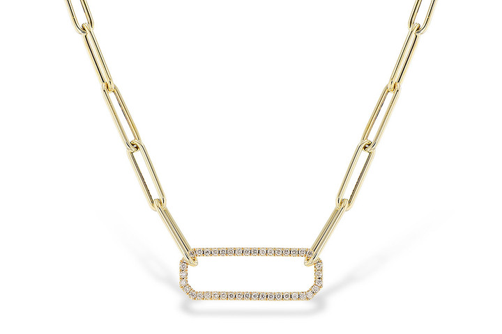 1/2ct Diamond Station Paperclip