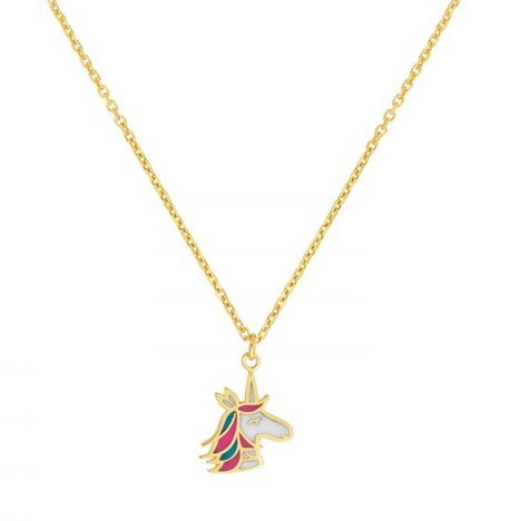 Children's Enamel Unicorn Pendant