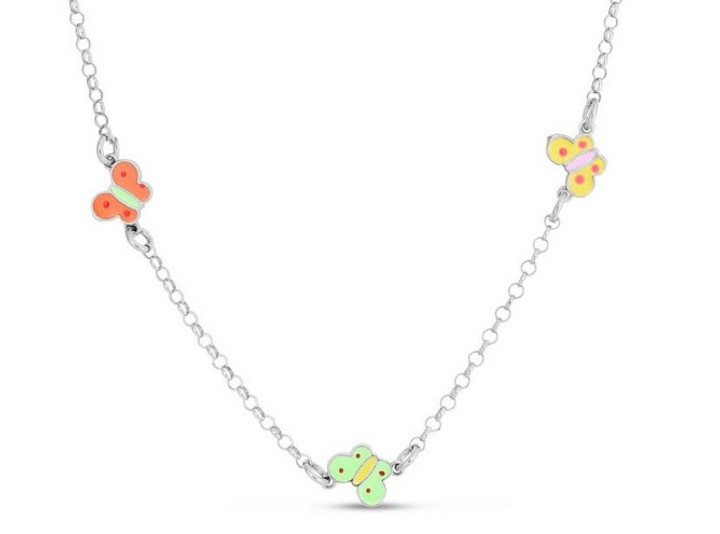 Children's Butterfly Station Necklace