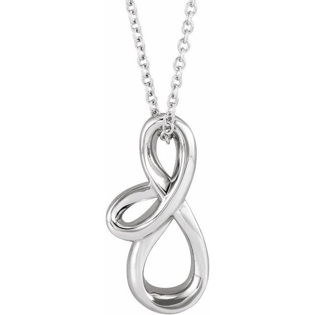 Sterling Silver Free-Form Pendant