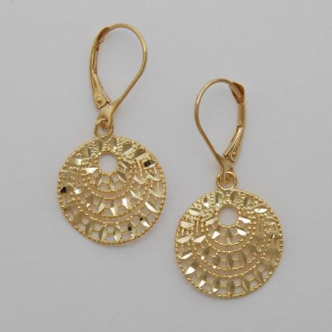 Sunburst Dangle Earrings