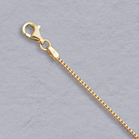 24" 1.1mm Franco Chain- 14k Yellow Gold