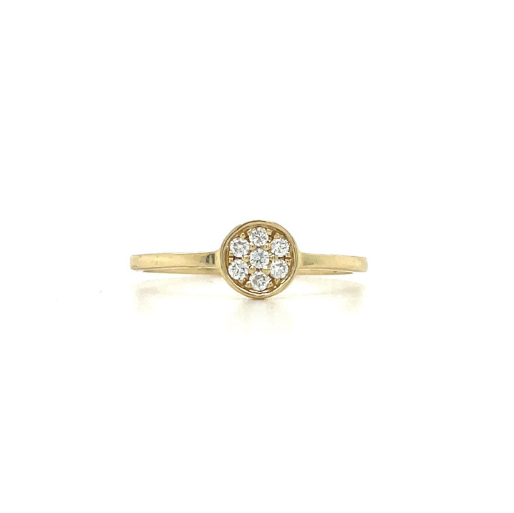 Pave Circle Ring