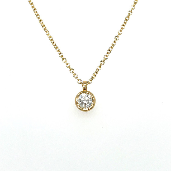 .21ct Solitaire Pendant - Yellow Gold