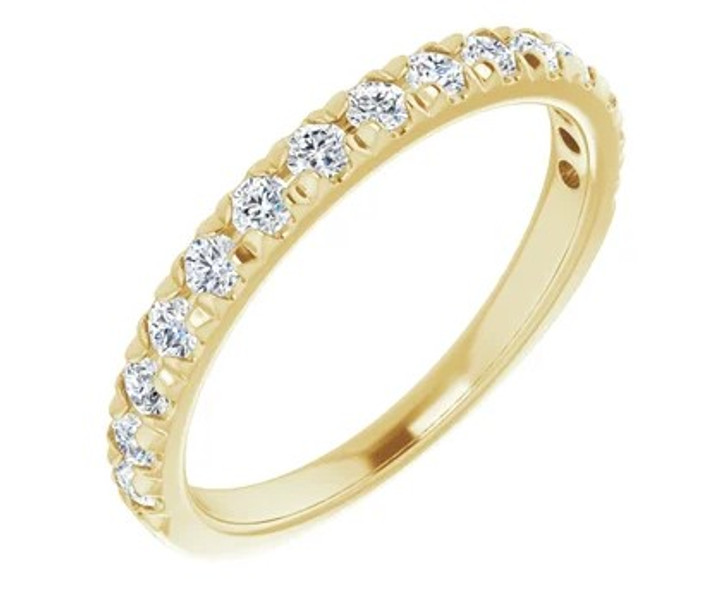 1/2cttw Diamond Band- Yellow Gold