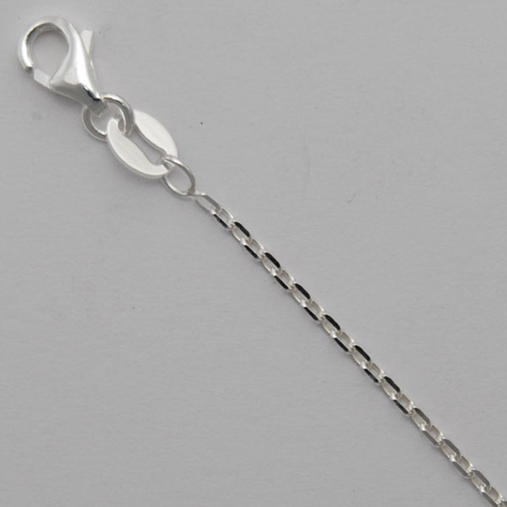 1.2mm Diamond Cut Cable Chain- Sterling Silver