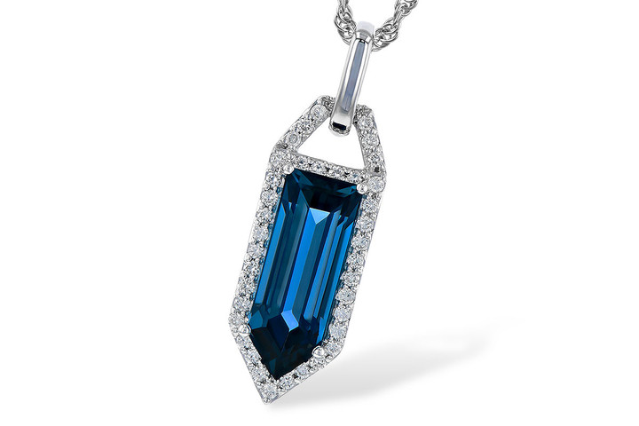 2.40ct London Blue Topaz Pendant