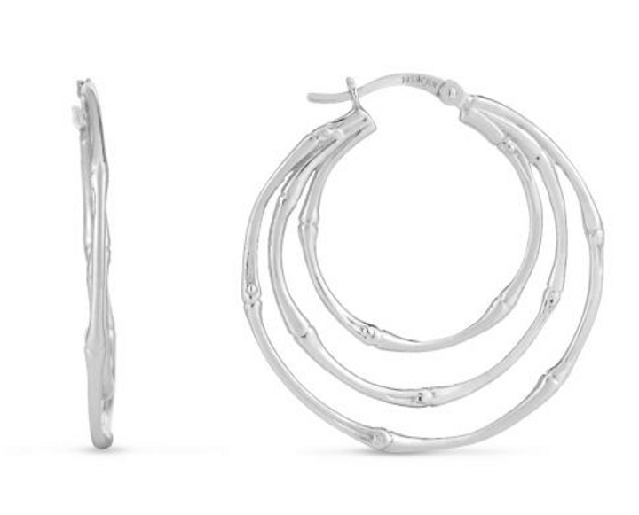 Multi-Row Bamboo Hoops