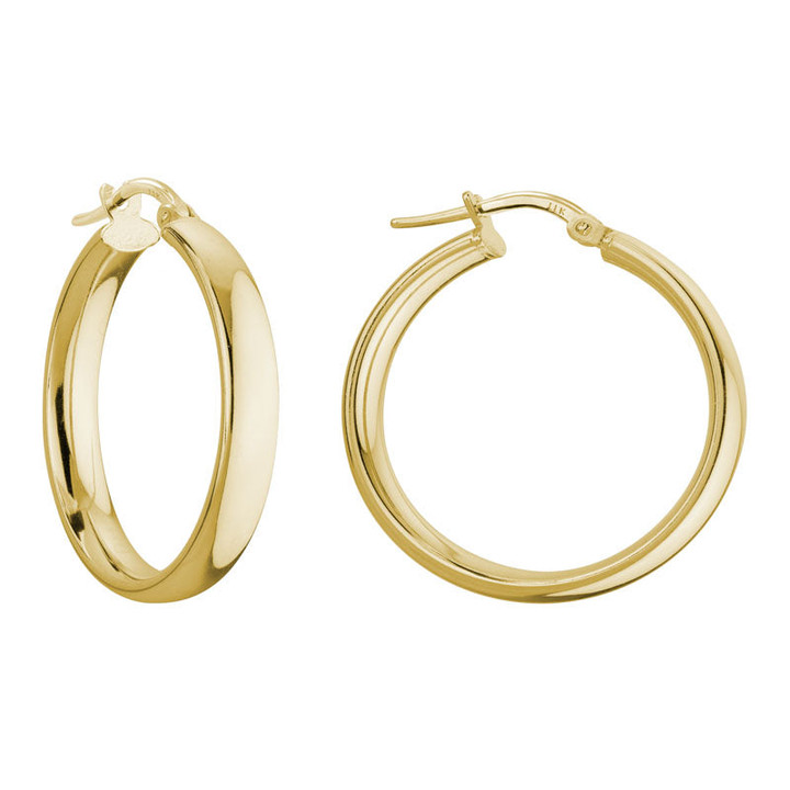 Gold Plated Hoops