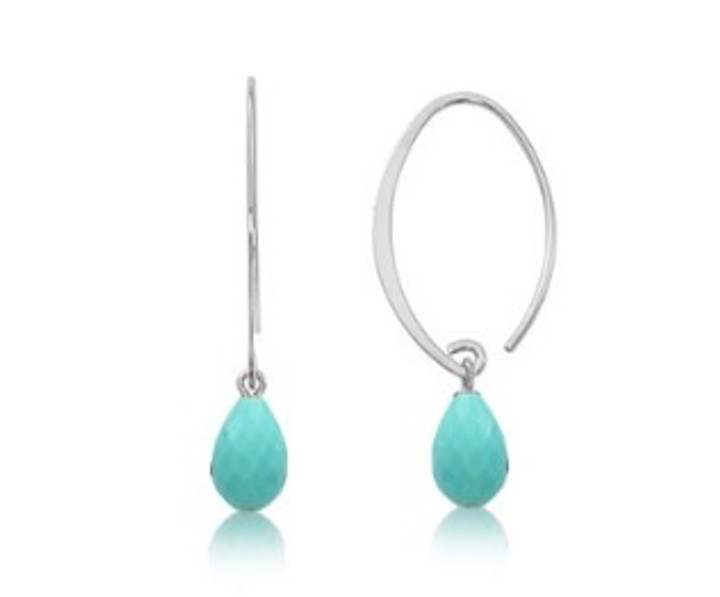 Turquoise Sweep Earrings