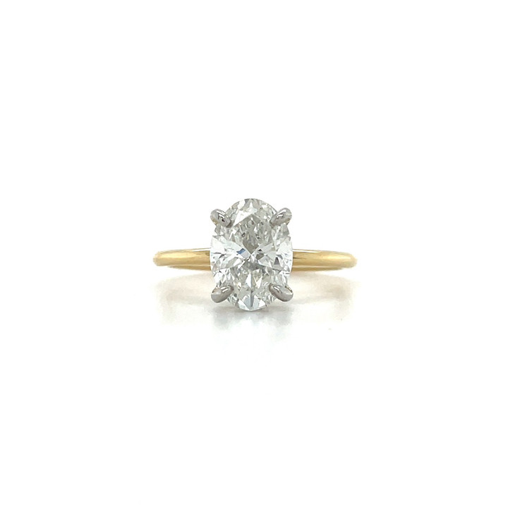 1.70CT Oval Diamond Engagement Ring