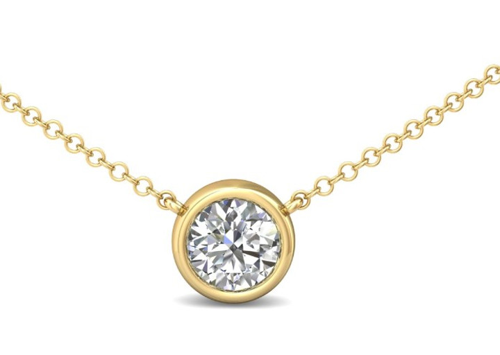 Mila .53ct E, SI-1 Diamond Solitaire Pendant