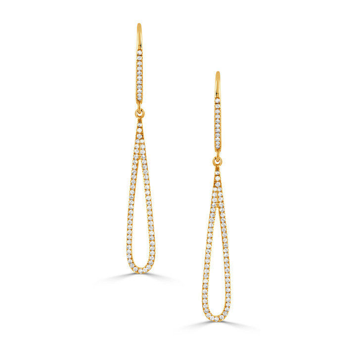 Long Teardrop Earrings
