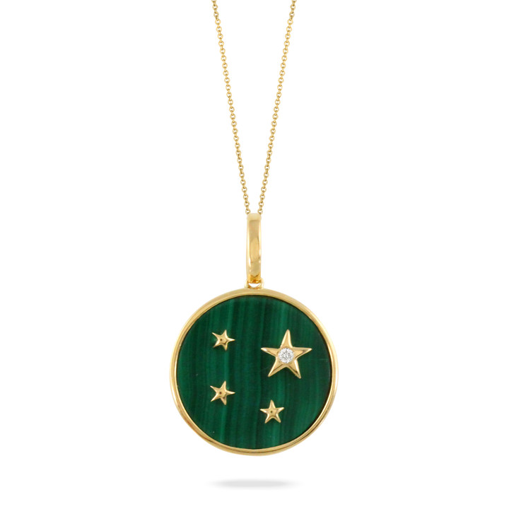 Malachite Star Pendant