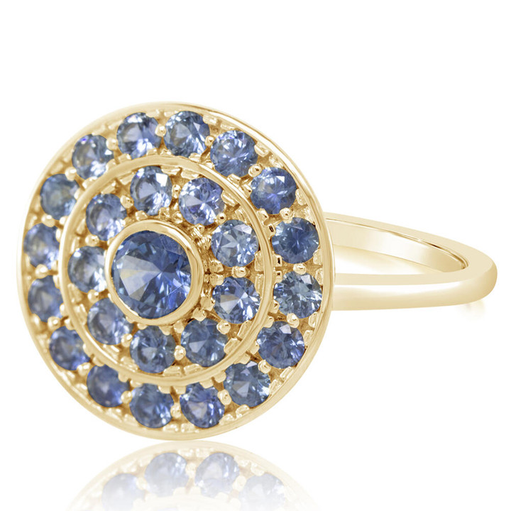 Montana Sapphire Tiered Ring