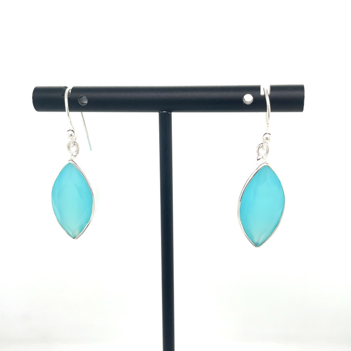 Chalcedony Dangle Earrings