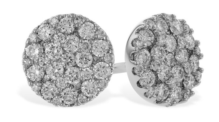 1/2cttw Diamond Cluster Studs
