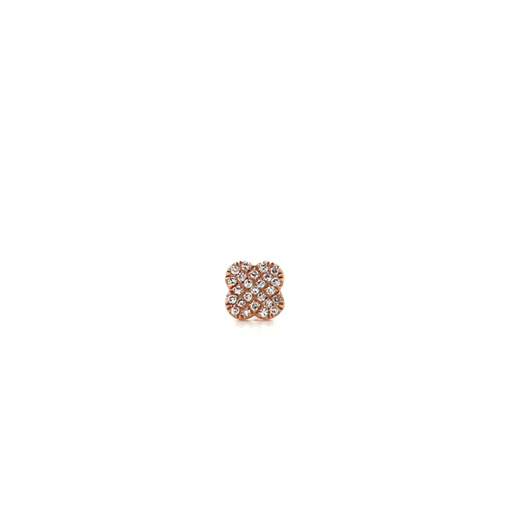 Pave Diamond Clover-  Mix and Match