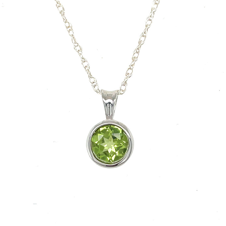 peridot necklace, peridot pendant, peridot jewelry