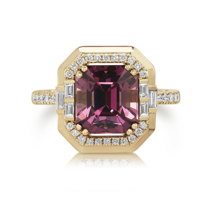 pink garnet ring, pink garnet jewelry, garnet ring, garnet jewelry, unique garnet jewelry, one of a kind ring