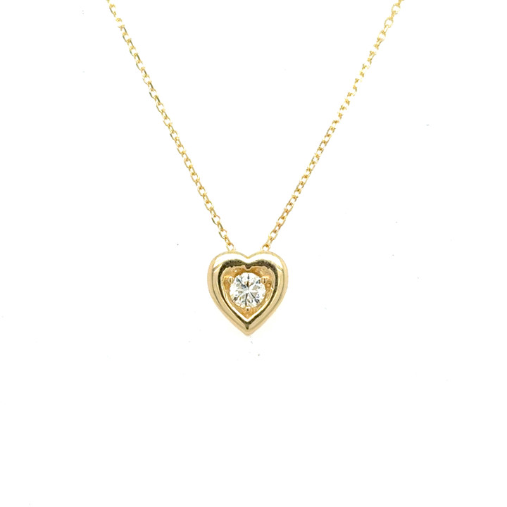 heart necklace, heart pendant, heart jewelry, diamond heart necklace