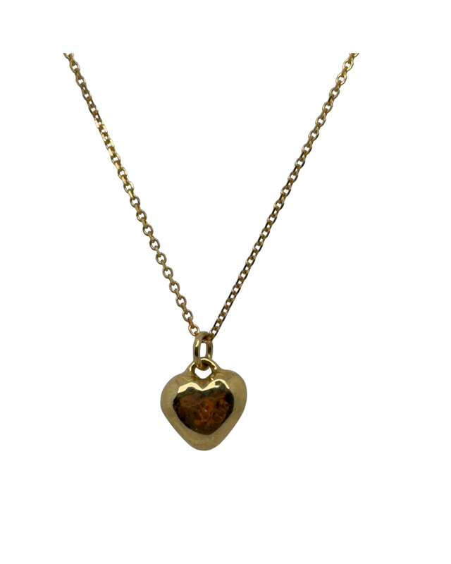 Summerwind Collection Gold Heart Puddle Pendant